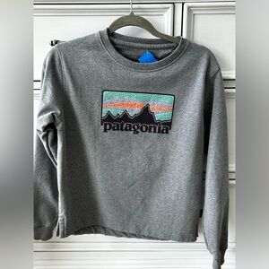 Patagonia Heather Gray Crewneck